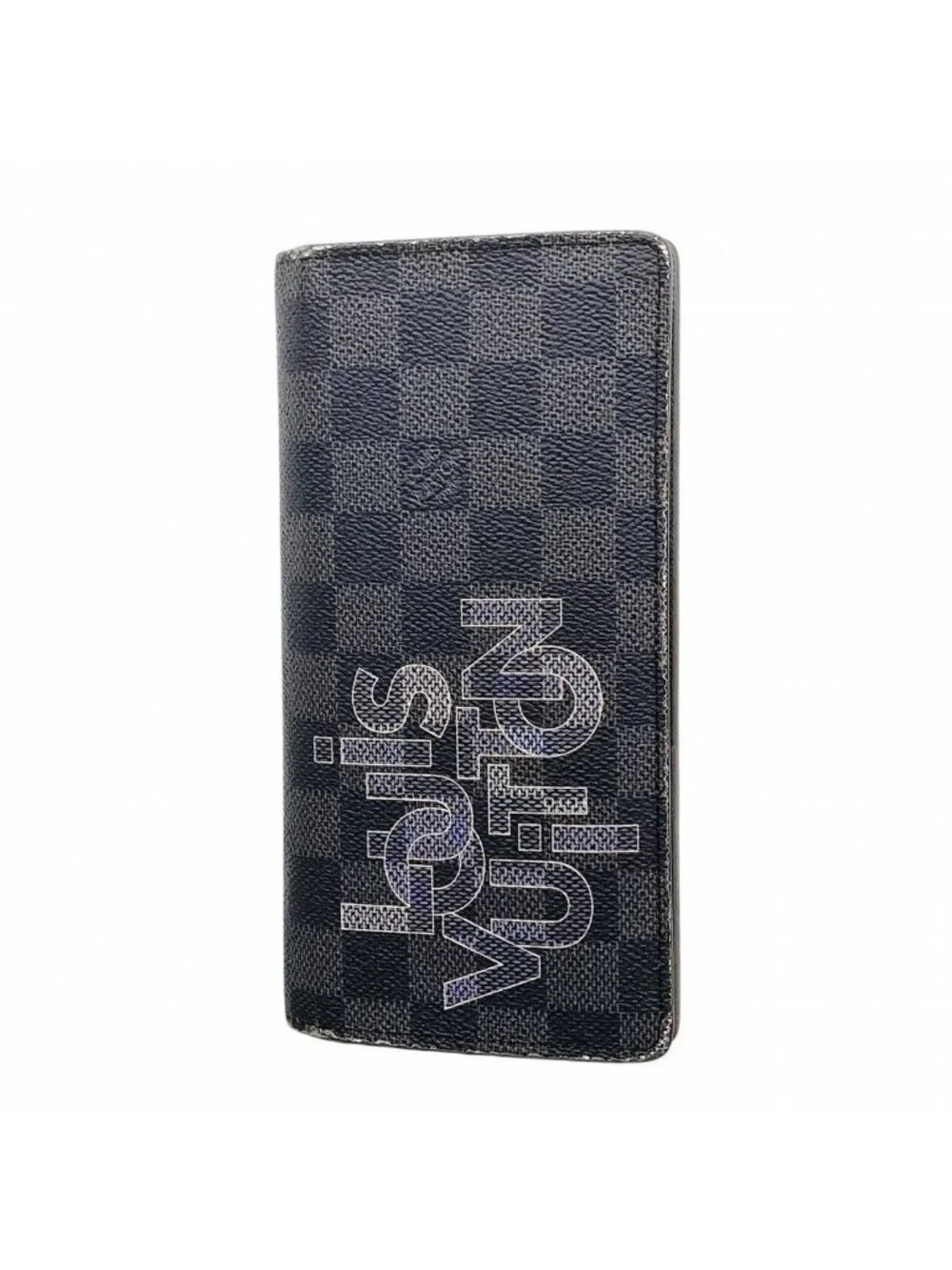 Louis Vuitton Wallet Damier Graphite Portefeuille Brazza Grimens